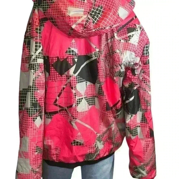 Nike Floral Full Zip Windrunner Jacket Womens Pink Size Large. - Picture 3 of 6
